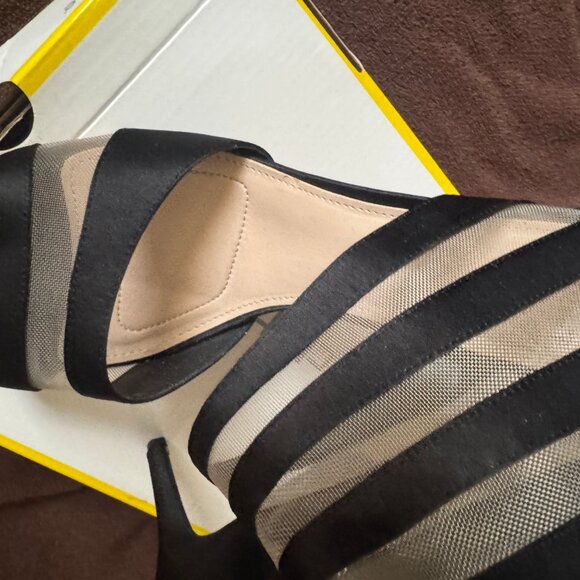 L. Miller Black/Mesh Heels that will make a statement when you enter the room! - Picture 4 of 7